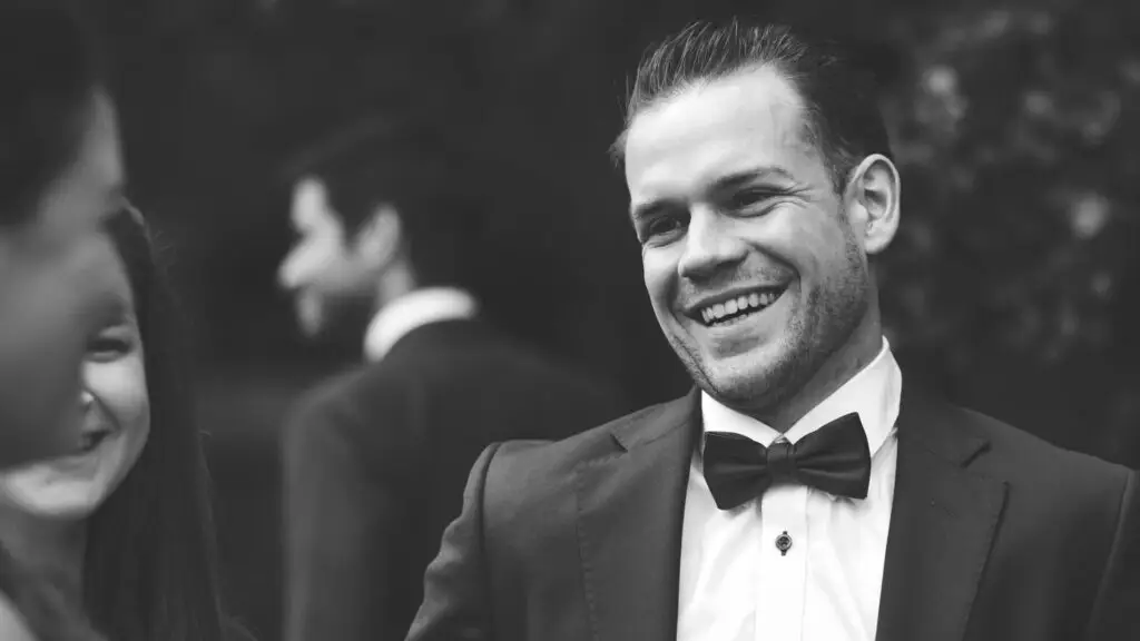 Portrait homme noir et blanc